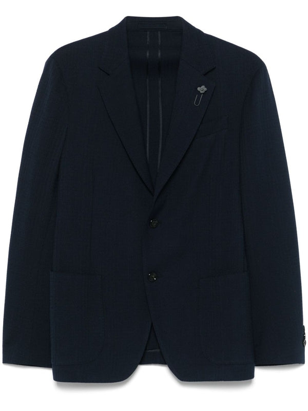 Boutonnière Pin Wool Blend
  Single Jacket