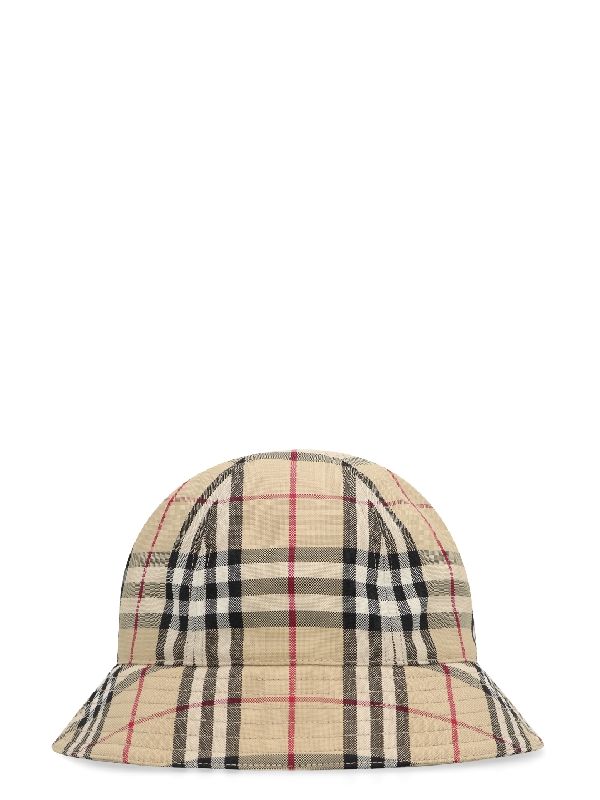 Vintage Check Nylon Bucket Hat