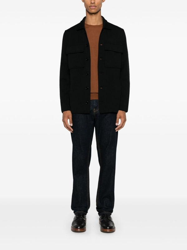 Double Pocket Wool Jacket