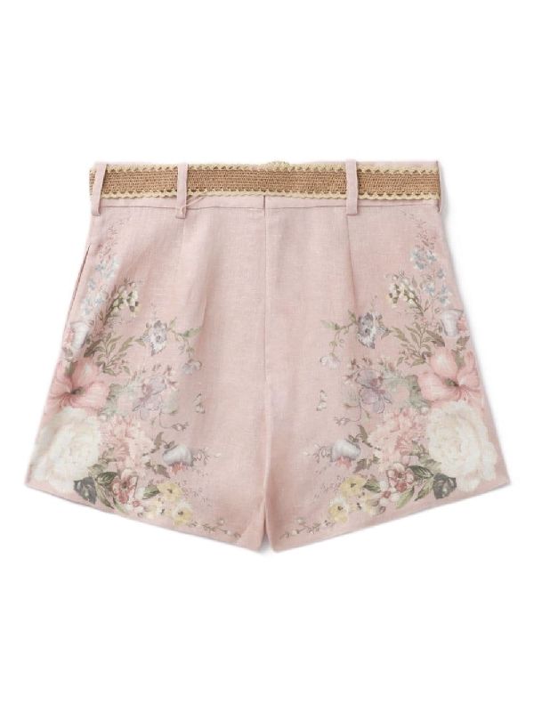 Waverly Belt Linen Shorts