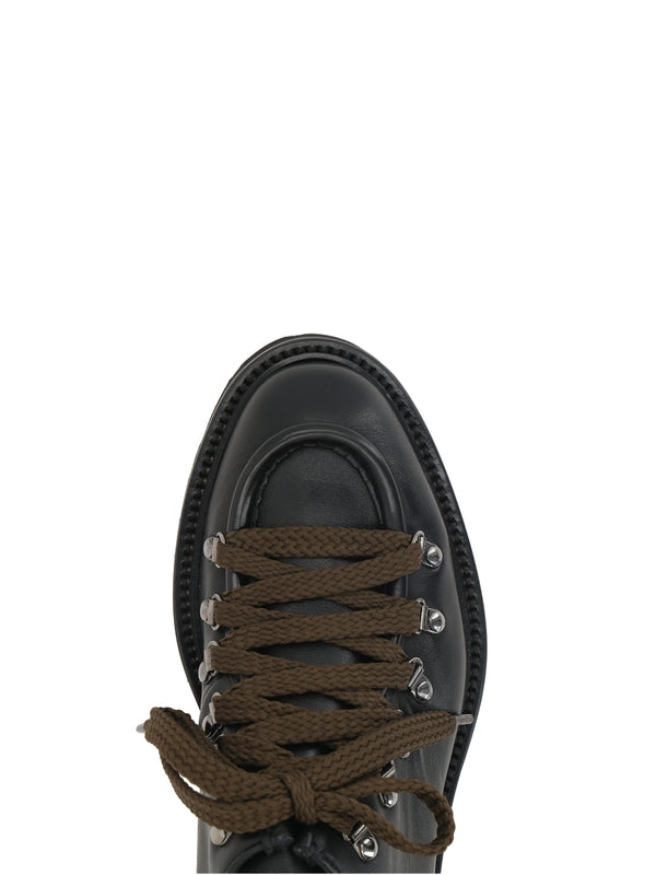Doucal'S Black Lace-Ups