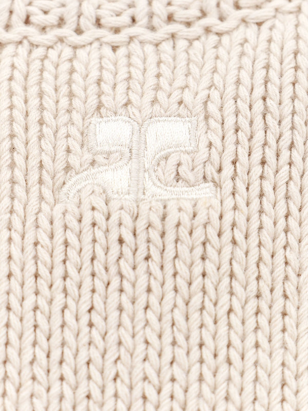 Open Side Cotton Linen Knit