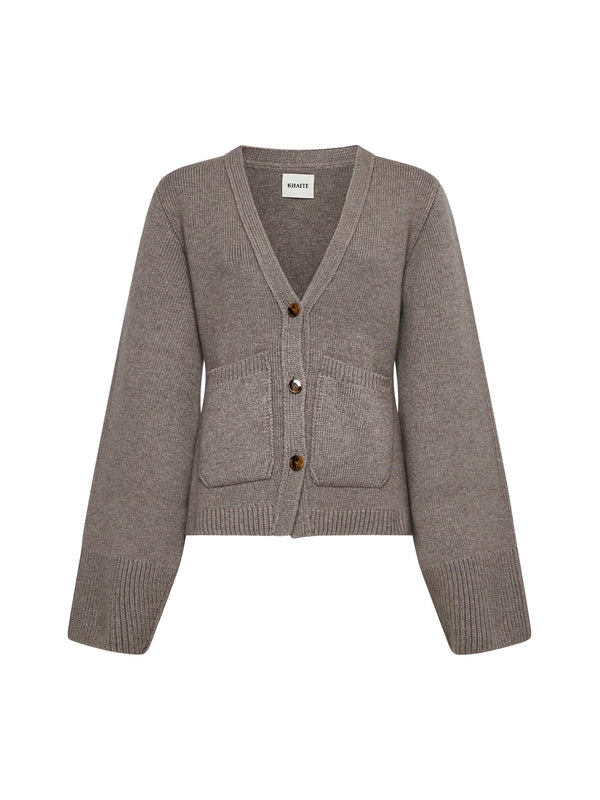 Khaite Beige Cardigans