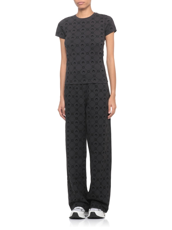 Marine Serre Black Half Sleeve