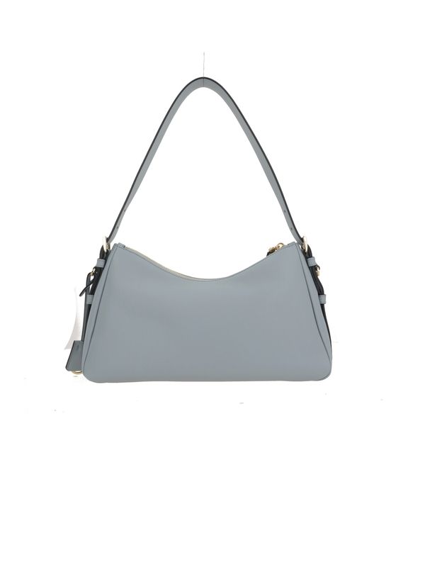 Aimee Triangle Logo Leather Shoulder Bag