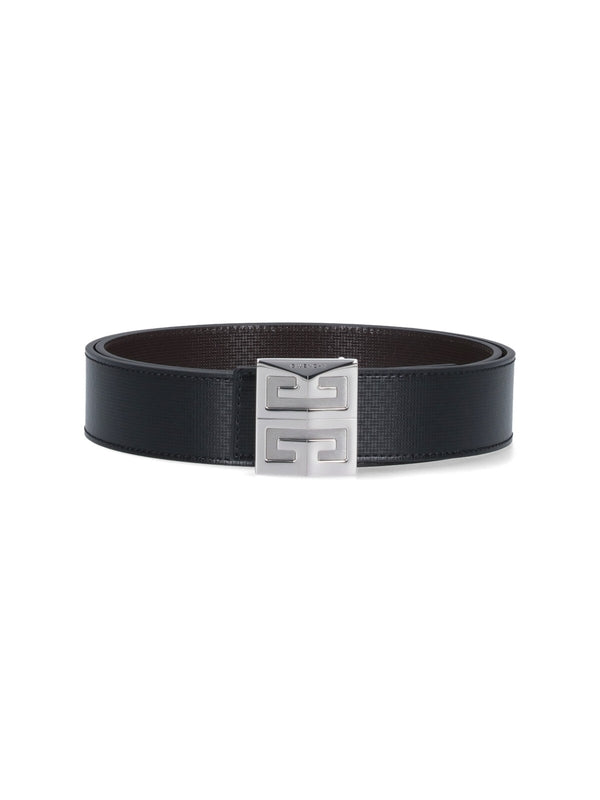 4g Buckle Leather Belt