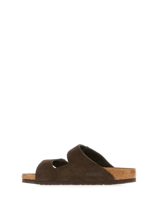 Arizona Buckle Suede Sandals