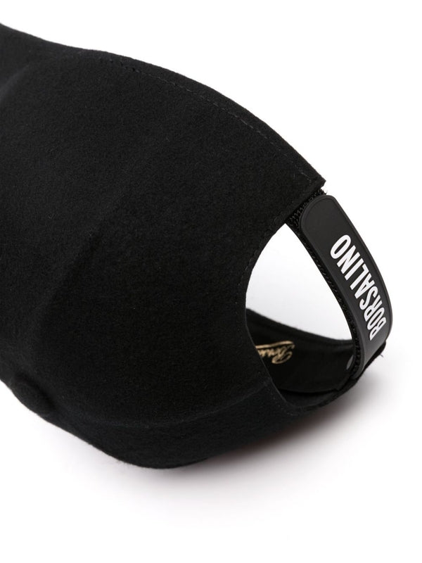 Black Wool Baseball Cap