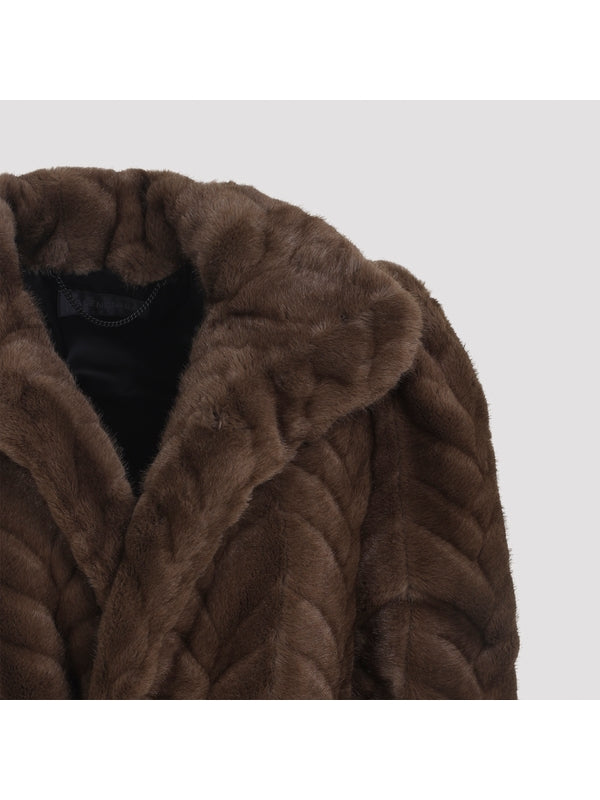 Balenciaga Brown Fur & Shearling