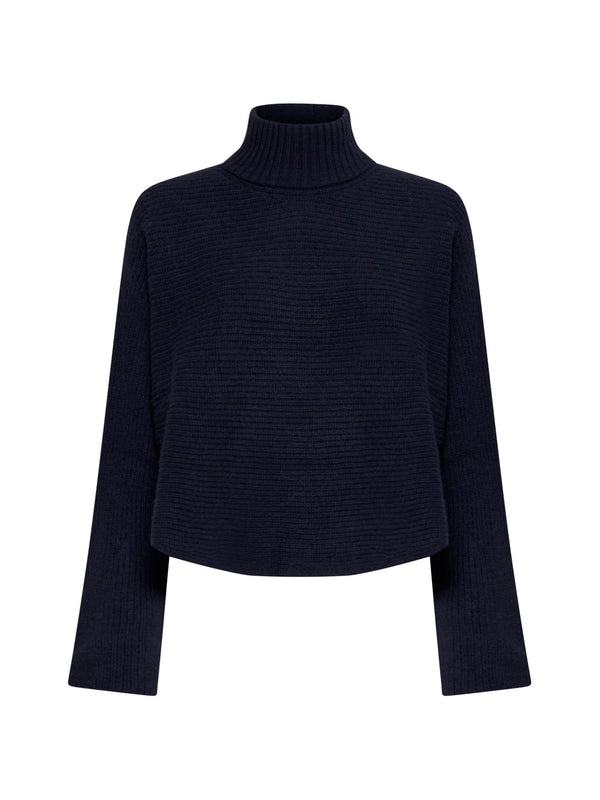 High-Neck Wool Knit