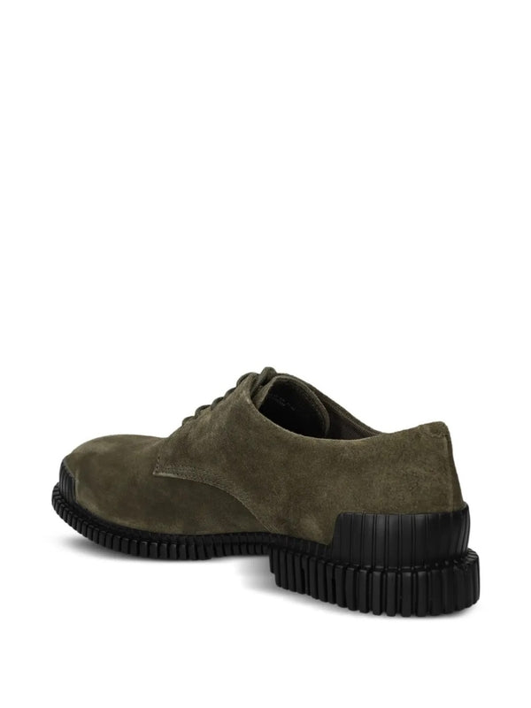 Camper Green Lace-Up Shoes