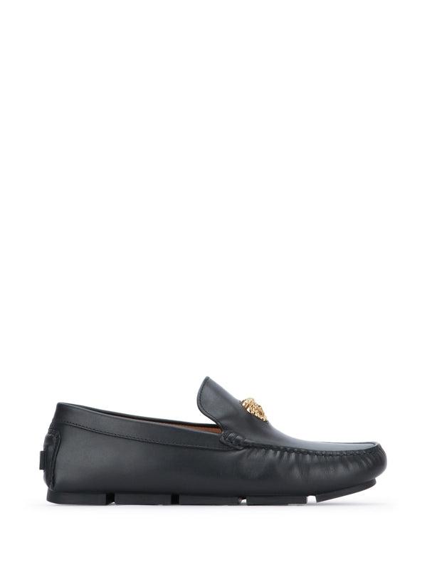 Versace Black Driving Shoes