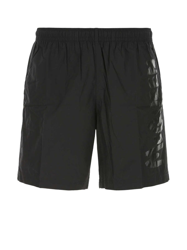 Alexander Mcqueen Black Swim Shorts