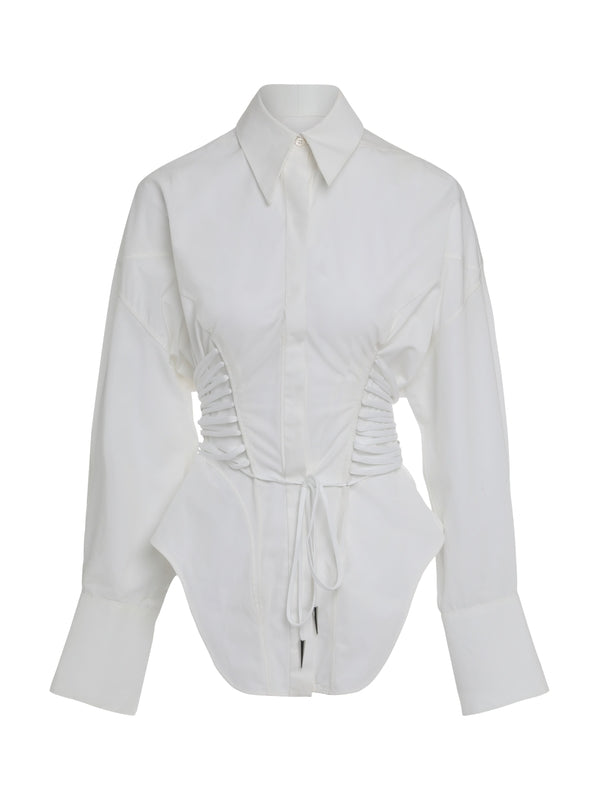 Mugler White Shirts & Blouses