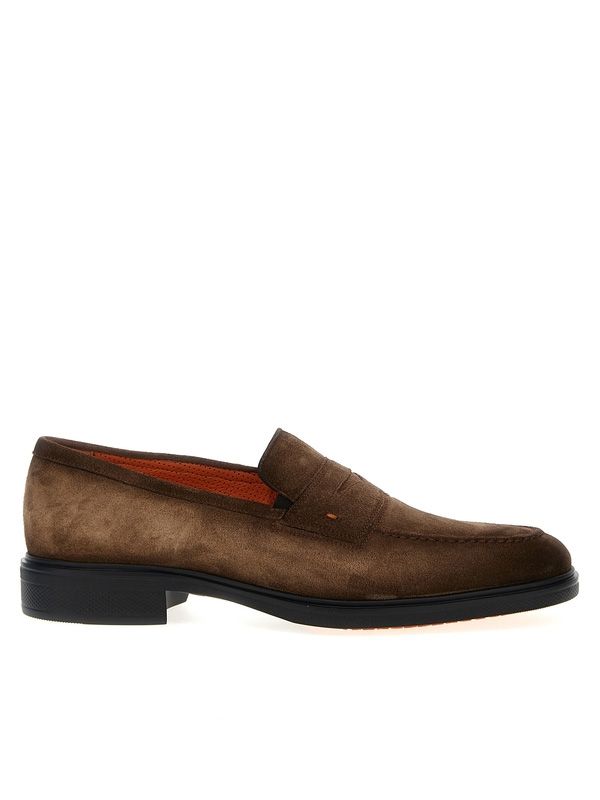 Suede Penny Loafers