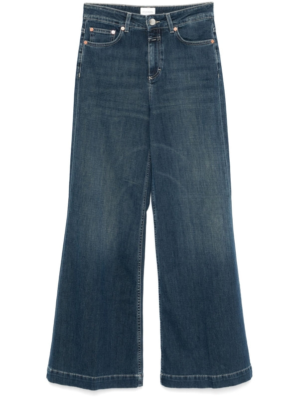 Glow Up Logo Tab Detail Denim
  Pants