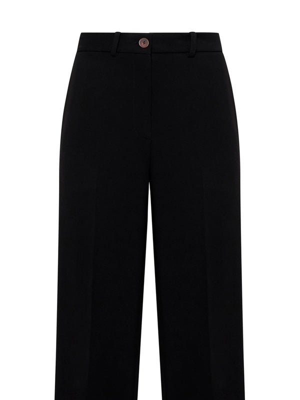 Black Pin-Tuck Pants