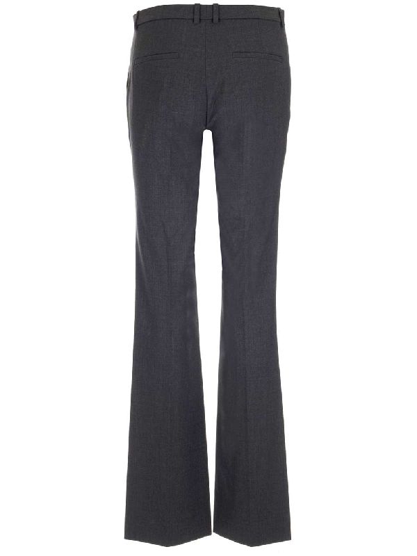 Wool Blend Flare Pants