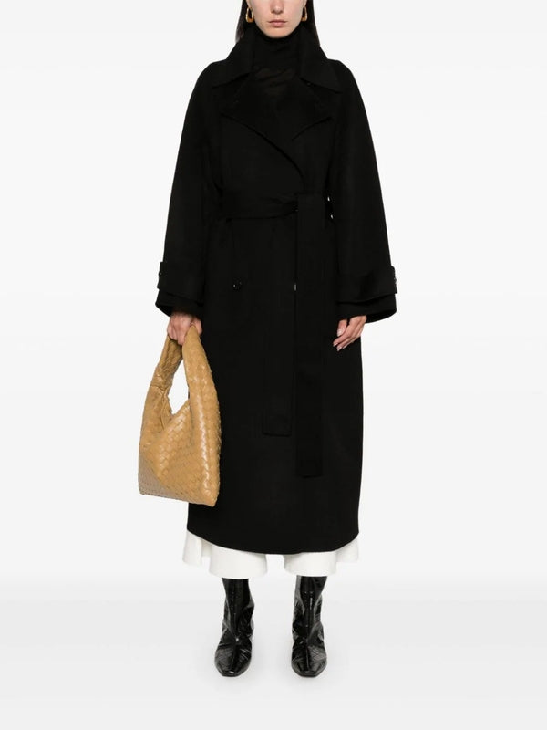 Double Breasted Wool Cashmere Coat