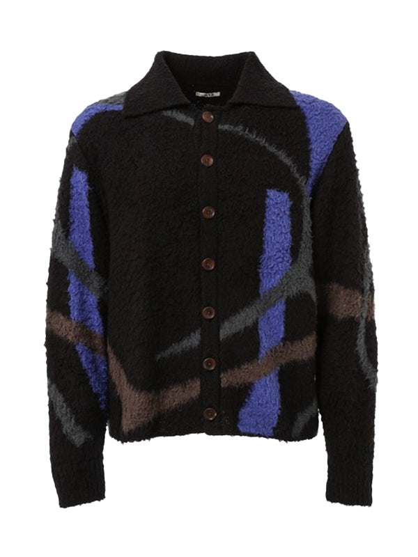 KHOKI Jacquard-design cardigan