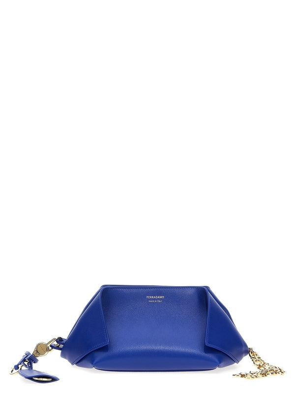 Logo Lettering
  Leather Clutch Bag