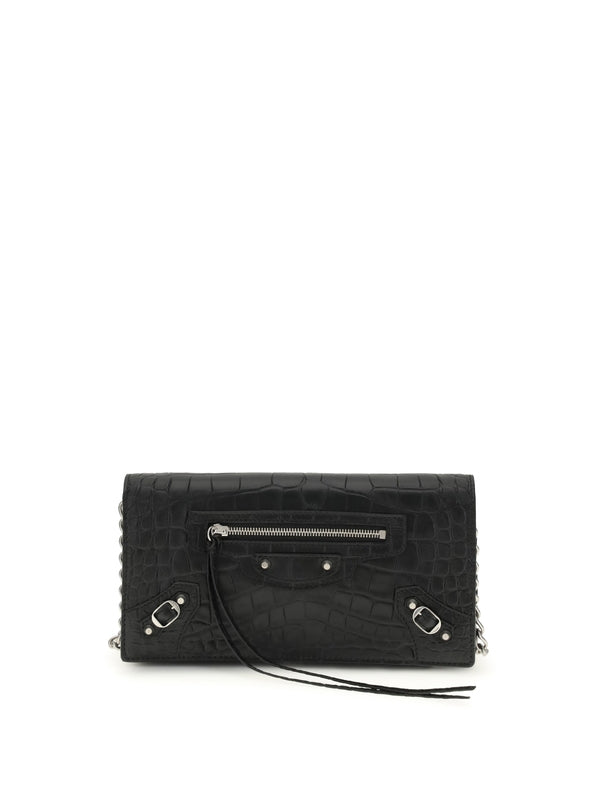 Balenciaga City Woc Black Crossbody & Shoulder Bags