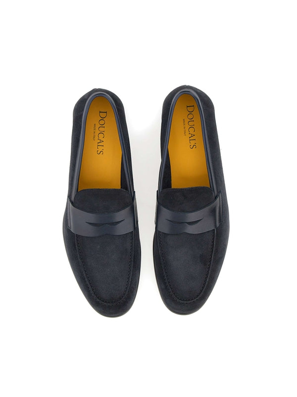 Ducals Navy Loafers