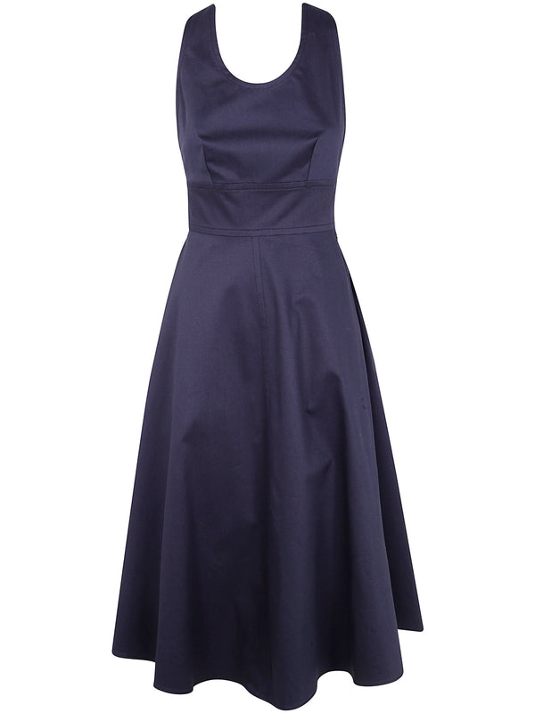 Aspesi Navy Midi Dress