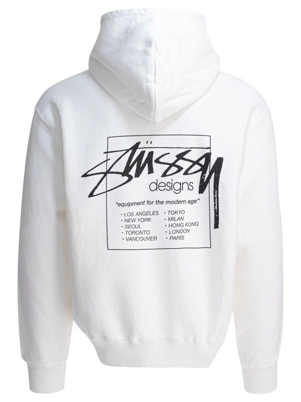 Stussy White Hoodies