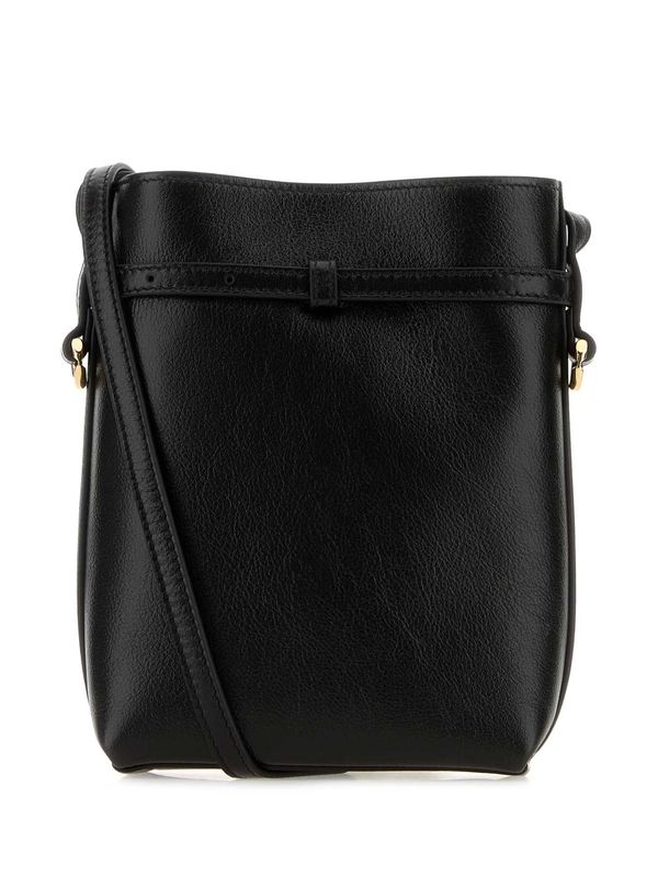 Voyou Buckle Leather Crossbody Bag