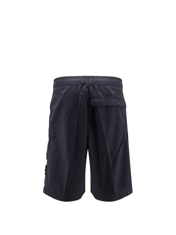 Wappen Patch Cotton Bermuda Shorts