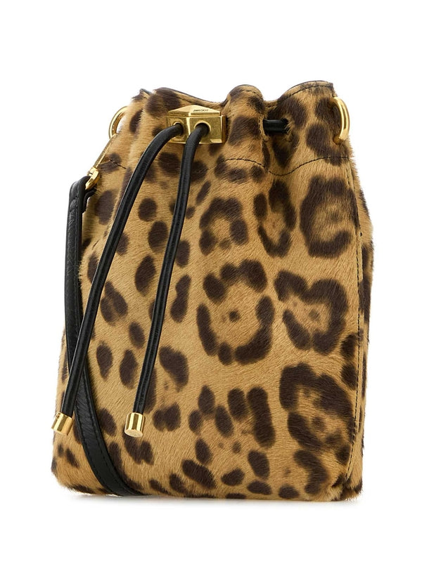 Bon Bon Leopard Bucket Bag