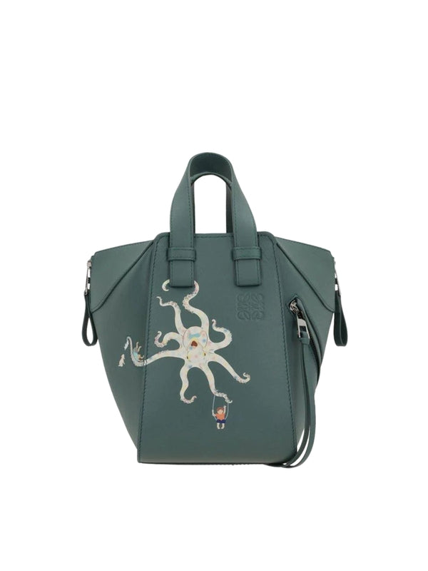 OCTOPUS Logo Leather Tote Bag