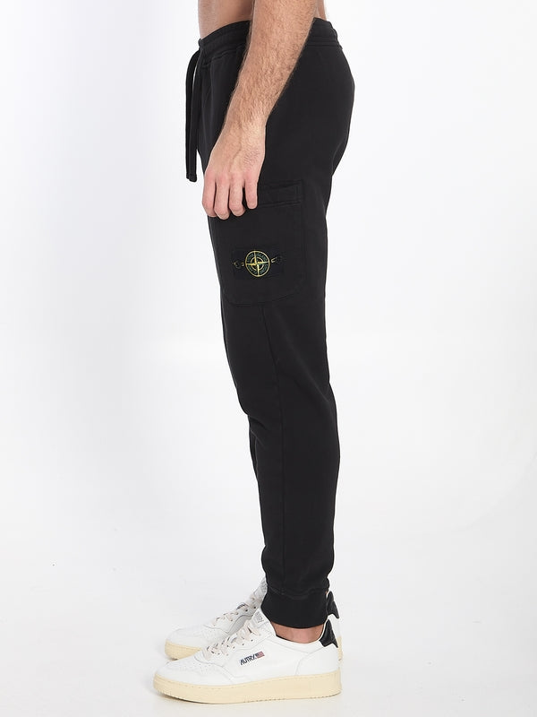 Wappen Patch Cotton Jogger Pants