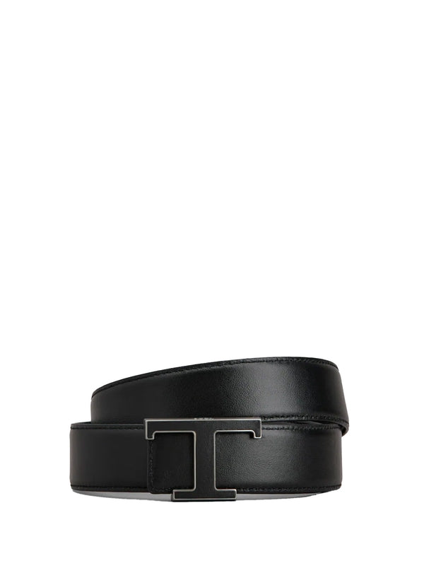 Tod'S Black Leather Belts