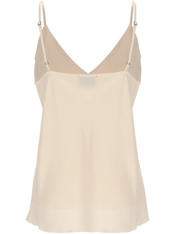 V-Neck Satin Tank Top