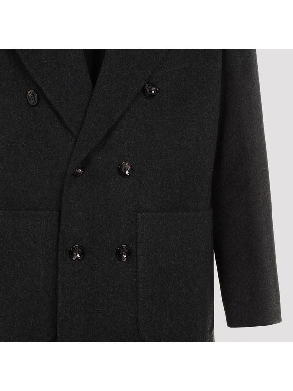 Wool Double Breasted Coat