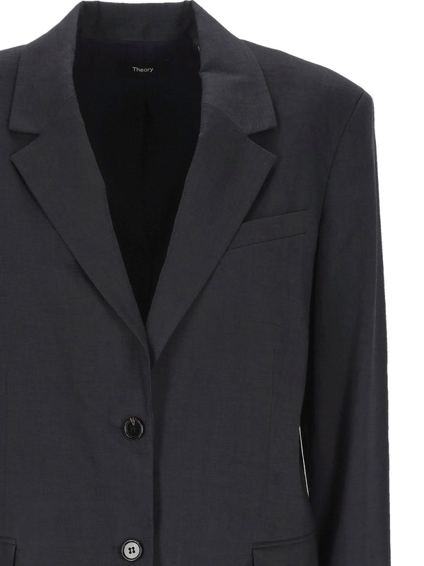 Theory Grey Tailored Jacket