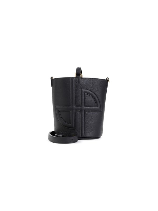 Logo Leather Tote Bag