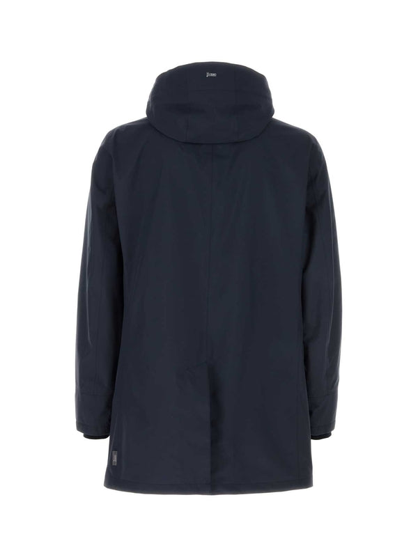 Single Breasted Parka Jacket