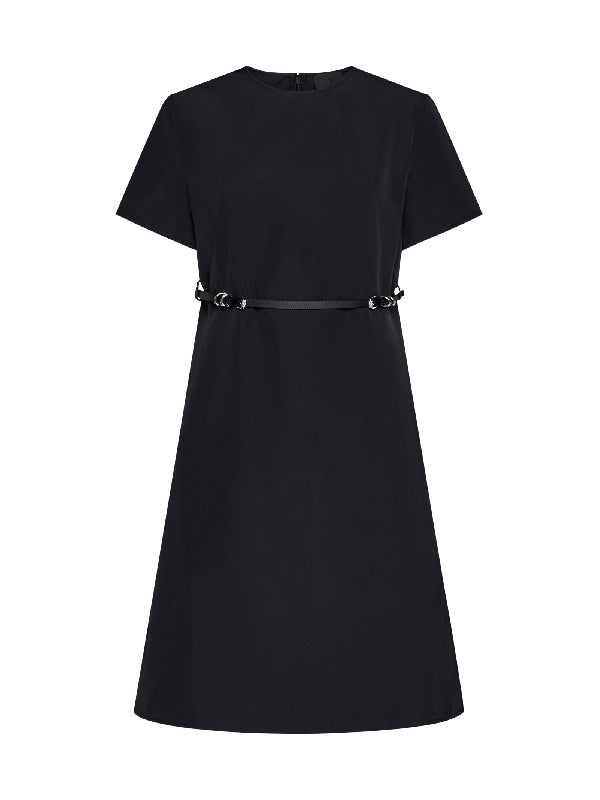 VOYOU Belted Mini Dress