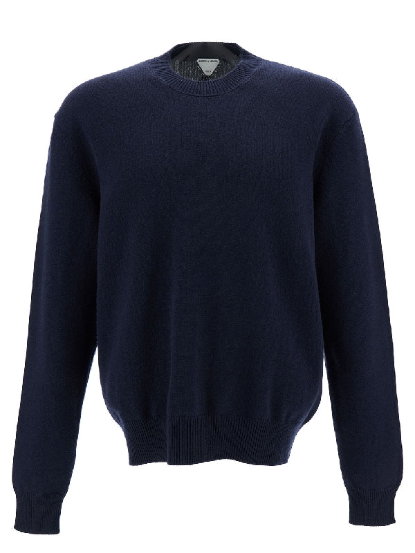 Intrecciato Patch Crewneck Knit