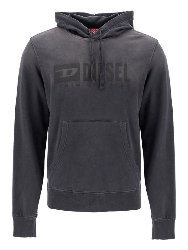 DIESEL - S Ginn Logo Printing Hoodie - Jente