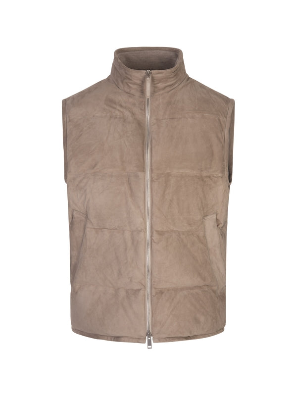 Lambskin Padded Vest