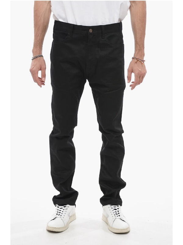 Stretch Cotton Skinny Fit Denims 18cm Denim Pants