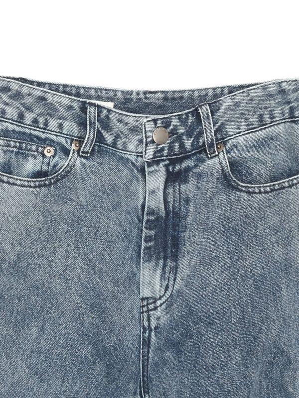 STREAM Smocked Denim Trousers
