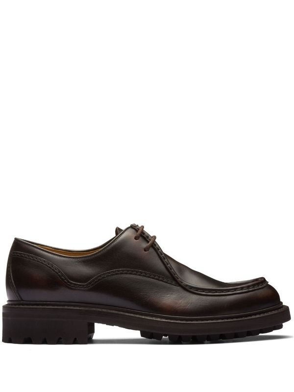 Leather Lace-up Derby Shoes