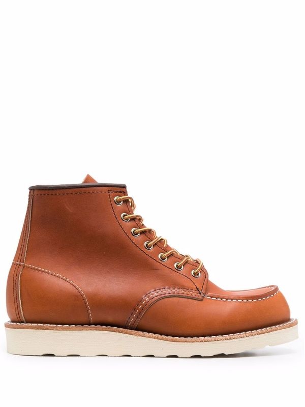 Red Wing Brown Lace-Up Boots