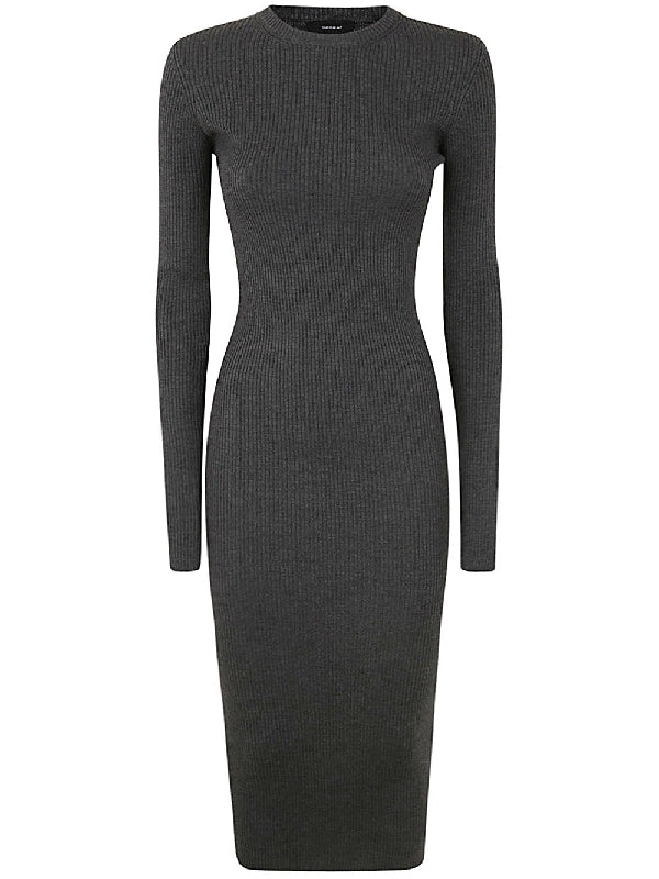 Wool Rib Dress