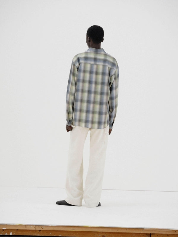 Auralee Super Light Wool Check Shirt